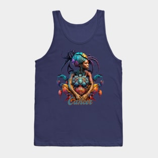 Cancer Zodiac Sign Crab Woman Tank Top